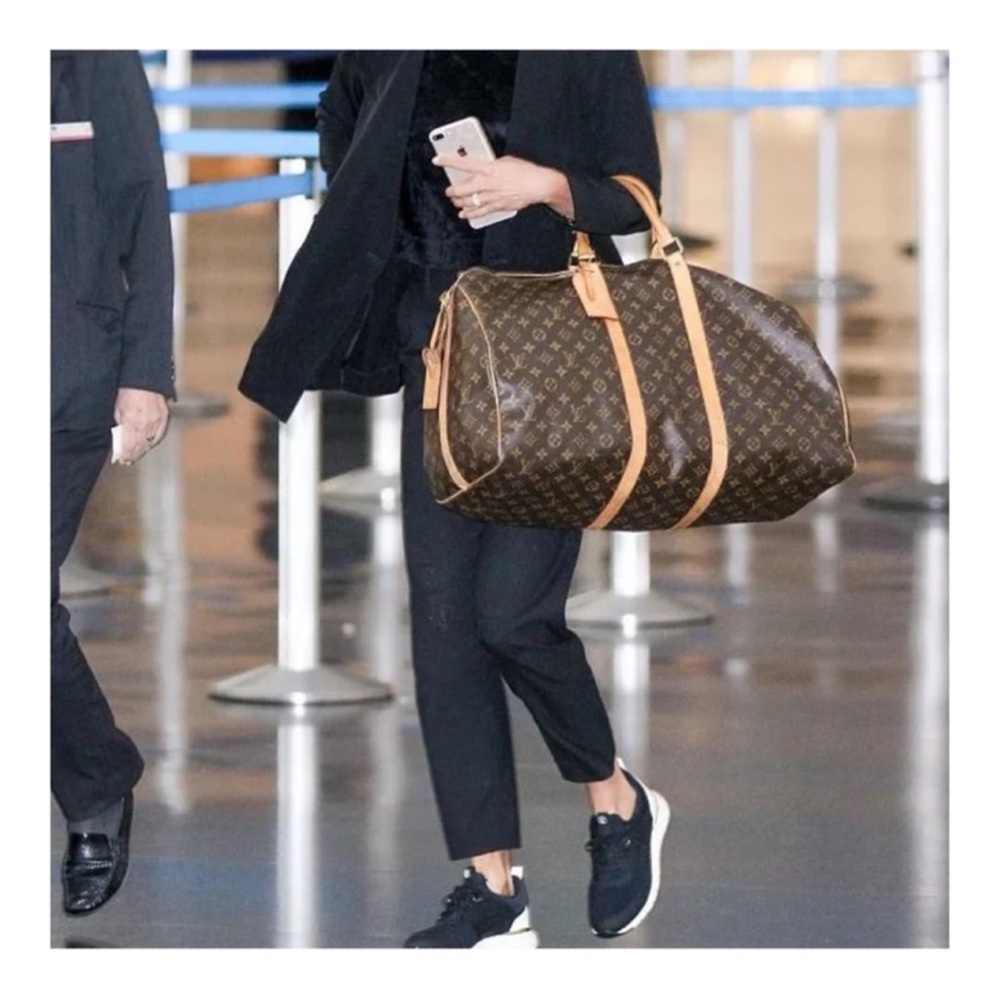 💚SOLD💚LOUIS VUITTON KEEPALL 55 DUFFEL BAG - Picture 6 of 15